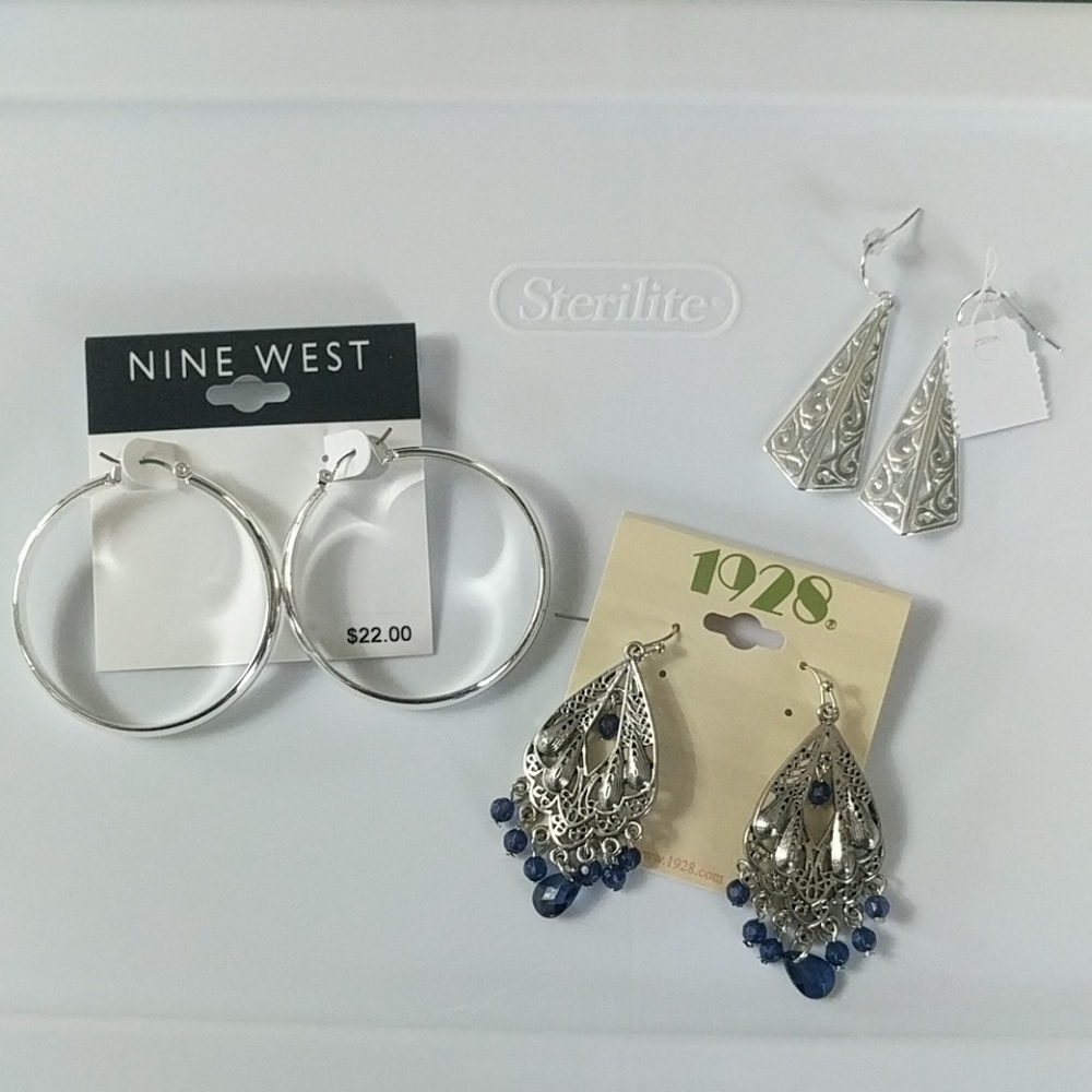 Nice 3 piece earring lot